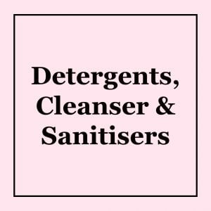 Detergents, Cleaners & Sanitisers